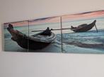 Drieluik op canvas, Ophalen