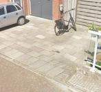 Gratis! 60x40 grijze tegels ongeveer 40m2, Ophalen, Gebruikt, Beton, Terrastegels