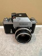 Nikon F + Nikkor H auto 50mm 2.0, Gebruikt, Spiegelreflex, Ophalen of Verzenden, Nikon