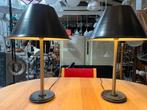 2 Gispen tafellampen, jaren 60, Ophalen, Gebruikt, 50 tot 75 cm, Vintage