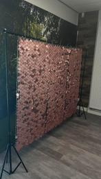 Rose Gouden Shimmer Wall Foto Achtergrond, Ophalen of Verzenden, Nieuw, Versiering, Verjaardag