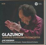 Glazunov -  Complete Symphonies & Concertos = 8 cd BOX=17,99, Ophalen of Verzenden, Zo goed als nieuw, Boxset