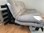 Karup Design Roots Slaapbank - Futon antraciet zwart, Ophalen, Tweepersoons, 140 cm, Zo goed als nieuw