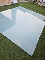 Wand glas kleur milk, Doe-het-zelf en Verbouw, Glas en Ramen, Ophalen, Gebruikt, Glasplaat, 160 cm of meer