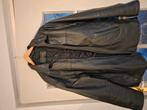 Mooi leren heren jas, maat 54., Kleding | Heren, Jassen | Winter, Ophalen, Zo goed als nieuw, Maat 52/54 (L), Zwart