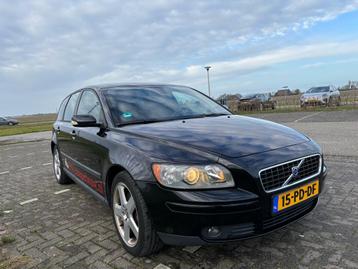 VERKOCHT !!!!!!!! Volvo V50 2.5 T5 Geartronic 2004 Zwart