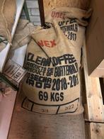 Jute koffiezakken, Ophalen, Gebruikt