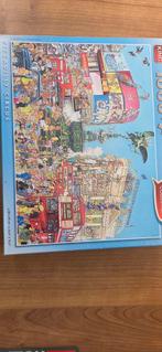 King 1000 stukjes - Piccadilly Circus Puzzel, Ophalen of Verzenden, 500 t/m 1500 stukjes, Zo goed als nieuw, Legpuzzel