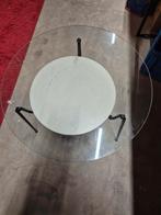 Ronde bijzettafel 535  ;de mug ;van Wim Rietveld, Ophalen, Zo goed als nieuw, Rond, Minder dan 55 cm