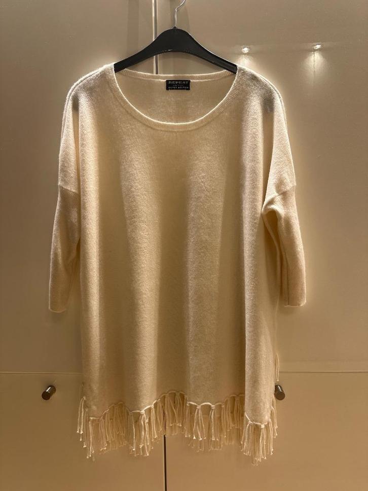 Mooie creme witte trui Repeat Cashmere maat 40, Kleding | Dames, Truien en Vesten, Zo goed als nieuw, Maat 38/40 (M), Wit, Verzenden