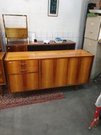 Vintage dressoir mid century met lades en deuren, Ophalen of Verzenden, Zo goed als nieuw, Met lade(s)