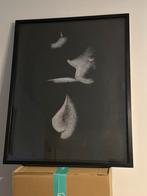 Schilderij kunstwerk zwart wit krijt zoenende mensen naakt, Antiek en Kunst, Ophalen