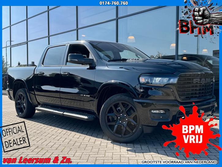 Dodge Ram Laramie Night Hurricane | Pano | H&K | Passenger S, Auto's, Dodge, Bedrijf, Te koop, Overige modellen, 4x4, ABS, Achteruitrijcamera