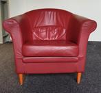 Gratis afhalen. Leren rolstoel. Zit heerlijk., Huis en Inrichting, Fauteuils, Ophalen, Klassiek, Zo goed als nieuw, 50 tot 75 cm