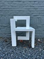 Rietveld Steltman Stoel Replica, Huis en Inrichting, Stoelen, Gebruikt, Wit, Ophalen of Verzenden, Eén