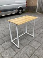 Mooie opklaptafel werktafel werkkamer tiny house laptoptafel, Ophalen, Gebruikt, 75 cm of meer, 60 cm of meer