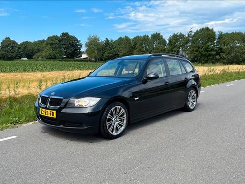 BMW 3-Serie 2.0 318 I Touring 2007 Zwart, Auto's, BMW, Particulier, 3-Serie, Airconditioning, Cruise Control, Lichtmetalen velgen