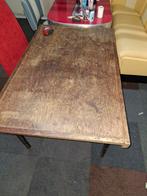 Oude Houten Tafel - 125x80cm, Ophalen of Verzenden