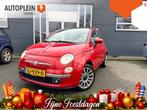 Fiat 500C 1.2 Lounge Carbio|*Airco*|Elec.pakket|Half-Leder|P, Euro 5, Gebruikt, 4 cilinders, Leder en Stof