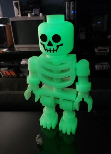 Halloween lego skelet XL  beschikbaar voor biedingen