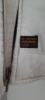 G-Star RAW Heren Winterjas Maat M, Ophalen, Maat 48/50 (M), Wit, Zo goed als nieuw