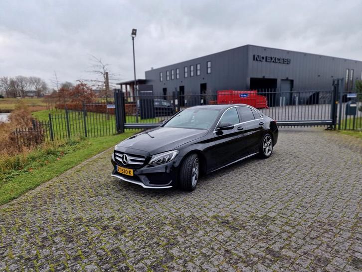 Mercedes-Benz C-Klasse C180 156pk 9G-TRONIC 2017 Zwart, Auto's, Mercedes-Benz, Particulier, C-Klasse, ABS, Adaptieve lichten, Adaptive Cruise Control