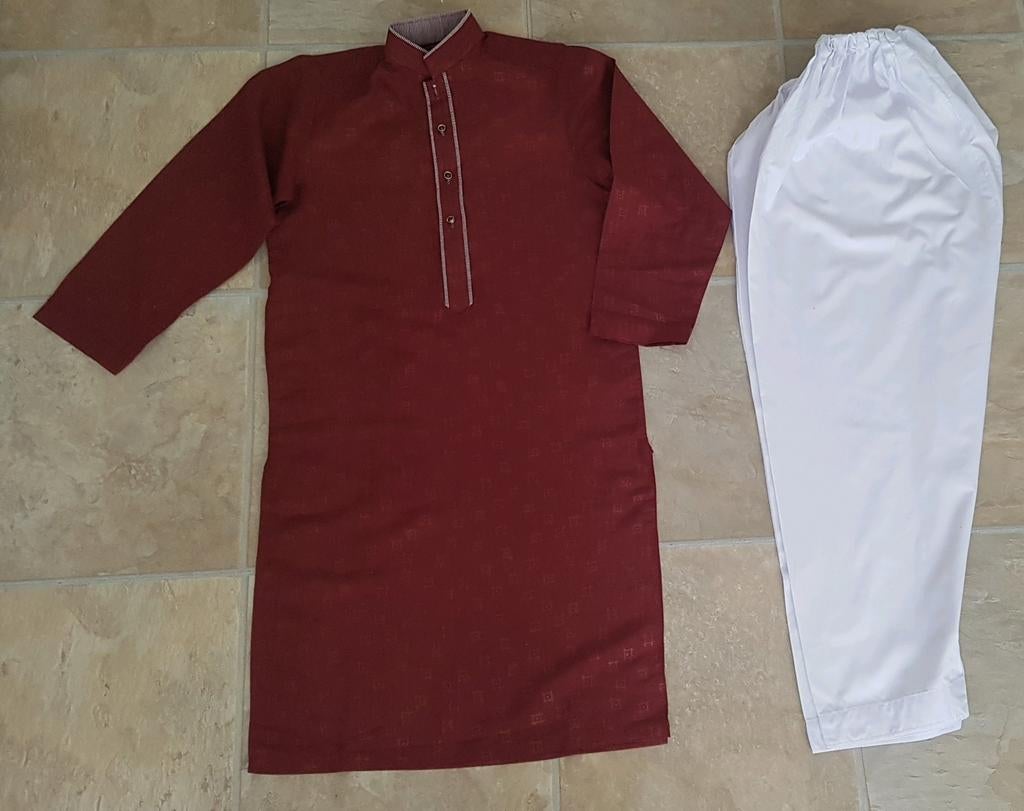 Jongens Kameez - Indiase/Hindoestaanse Kleding maat 158/164, Kinderen en Baby's, Kinderkleding | Maat 158, Zo goed als nieuw, Jongen