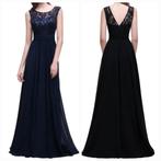 nieuwe galajurk maat 56 donkerblauw, Galajurk, Blauw, Maat 46/48 (XL) of groter, All2wish4