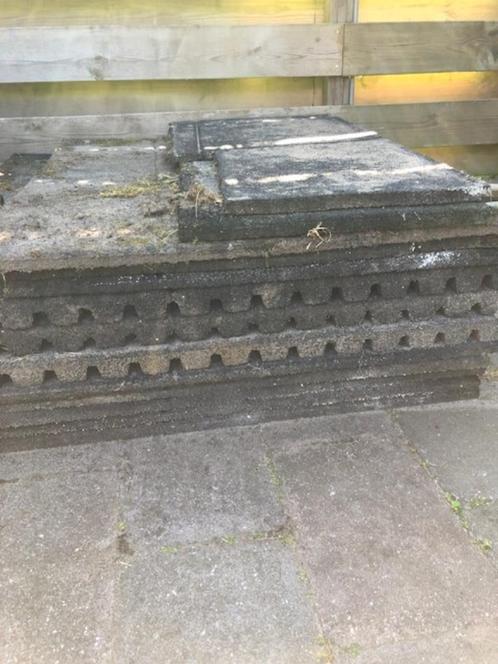 rubberen tegels / speeltegels, Tuin en Terras, Overige Tuin en Terras, Gebruikt, Ophalen