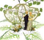 Prachtige komische taarttopper als gouden jubileum bruidspaa, Hobby en Vrije tijd, Ophalen of Verzenden, Nieuw, Versiering, Geboorte of Huwelijk