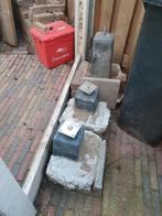 3 stuks betonpoer Antraciet 15x15, Ophalen, Gebruikt, Beton