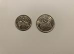 Oeganda twee munten1976 (50 cents en 1 shilling), Setje, Ophalen of Verzenden, Overige landen