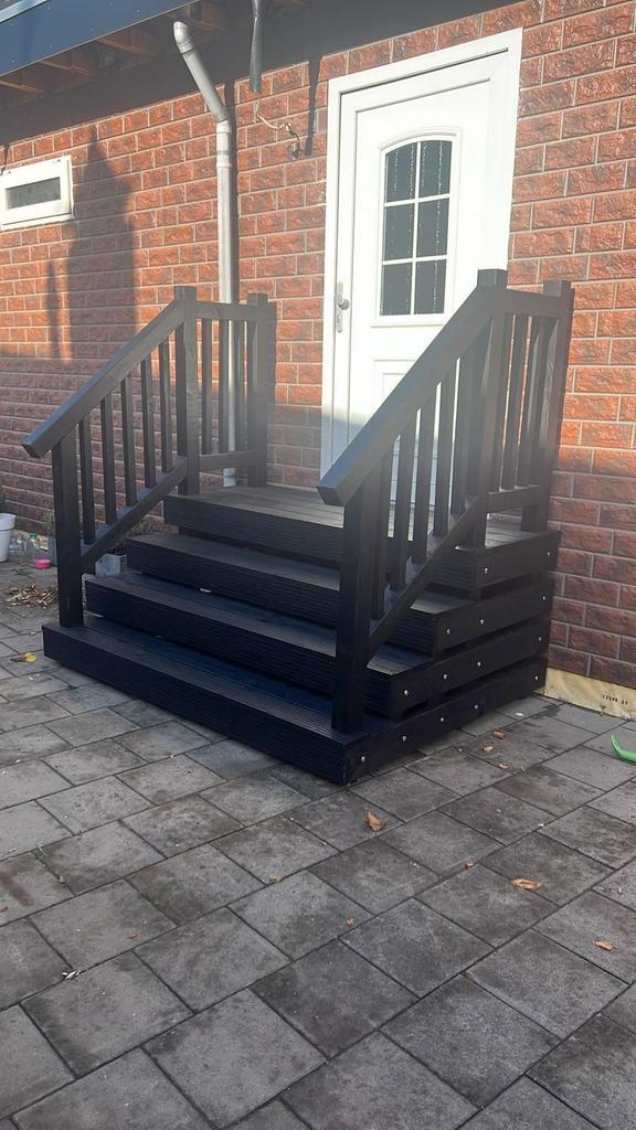 Prachtige opstappen voor Caravan, Chalet, Recreatiewoning, Caravans en Kamperen, Caravan accessoires, Zo goed als nieuw, Ophalen of Verzenden