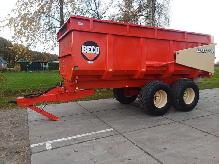 Beco Super 1200 kieper kipper veenhuis jako vgm, Zakelijke goederen, Agrarisch | Werktuigen, Transport, Ophalen