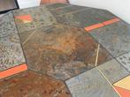 Vintage Brutalist salontafel jaren 70, Huis en Inrichting, Tafels | Salontafels, Ophalen, Minder dan 50 cm