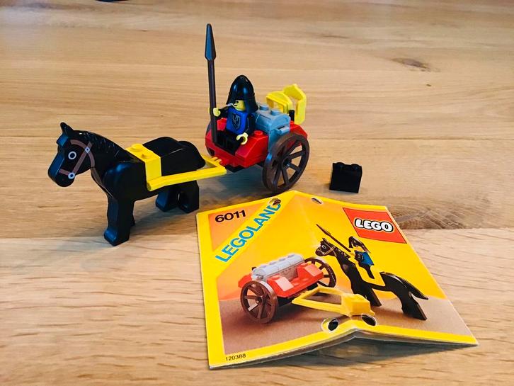 LEGO ridders 6011, black knights treasure, compleet, IGS, Kinderen en Baby's, Speelgoed | Duplo en Lego, Zo goed als nieuw, Lego