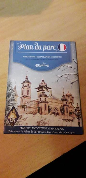 Efteling Franse Plattegrond Winter Efteling 2017