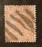 ENGELAND - Victoria 1873 9 P. donkeroranje Mi45 SG156 bpp, Ophalen of Verzenden, Gestempeld