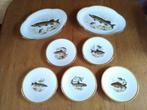 7 delen van VIS-SERVIES, van Porcelaine d'Art uit Limoges, Ophalen of Verzenden