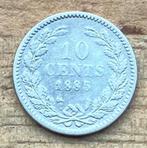 10 cent 1885 Willem III, Ophalen, Koning Willem III, Zilver, 10 cent