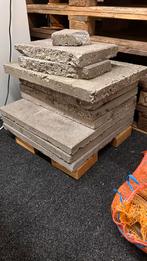 Gratis af te halen: 3 tegels 50x50 + losse stukken, Tuin en Terras, Ophalen, Gebruikt, Terrastegels