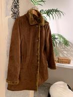 Vintage faux fur lammy coat L capuchon winterjas, Kleding | Dames, -, Maat 42/44 (L), Ophalen of Verzenden, Zo goed als nieuw