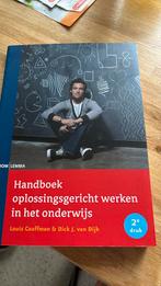 Handboek oplossingsgericht werken in het onderwijs, Boeken, Sociale wetenschap, Nieuw, Ophalen of Verzenden, Dick J. van Dijk; Louis Cauffman