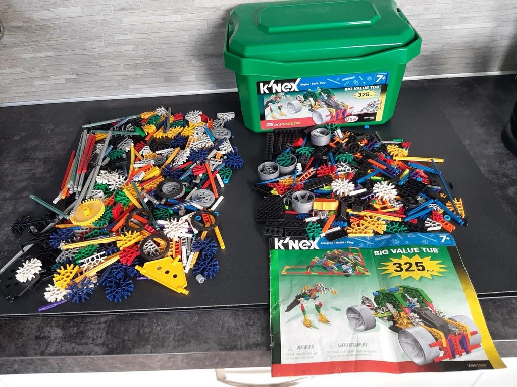 K'nex set value 325 + grote berg losse K'nex 375 onderdelen, Ophalen of Verzenden, K'nex