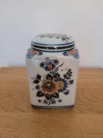 Delfts Polychrome theedekselpot  Gemberpot, Ophalen of Verzenden