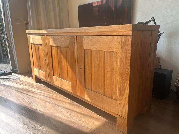 Eikenhouten Dressoir, Huis en Inrichting, Kasten | Dressoirs, Gebruikt, 150 tot 200 cm, 50 tot 75 cm, Met deur(en), Eikenhout