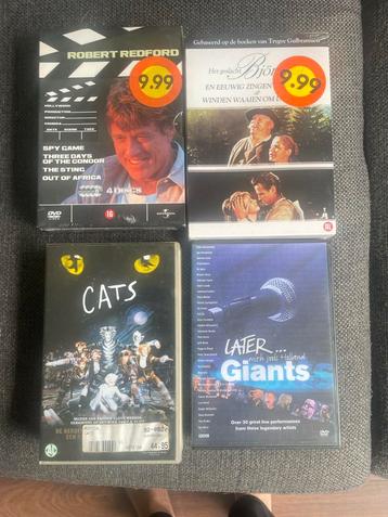 DVD Collectie: Redford, Cats, Eeuwig Zingen, Jools Holland beschikbaar voor biedingen