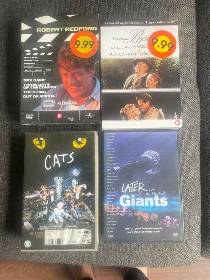 DVD Collectie: Redford, Cats, Eeuwig Zingen, Jools Holland, Cd's en Dvd's, Dvd's | Overige Dvd's, Nieuw in verpakking, Boxset