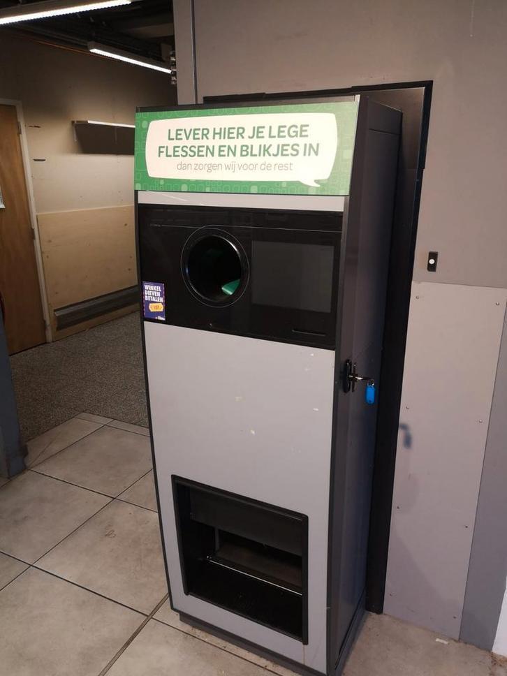 TOMRA T-9 BC Statiegeld automaat flessen inlever automaat, Verzamelen, Automaten | Overige, Gebruikt, Ophalen of Verzenden