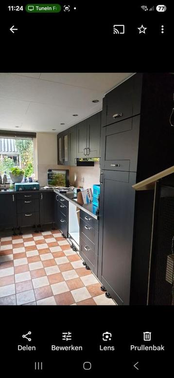  Mooie zwart landelijke grando keuken beschikbaar voor biedingen